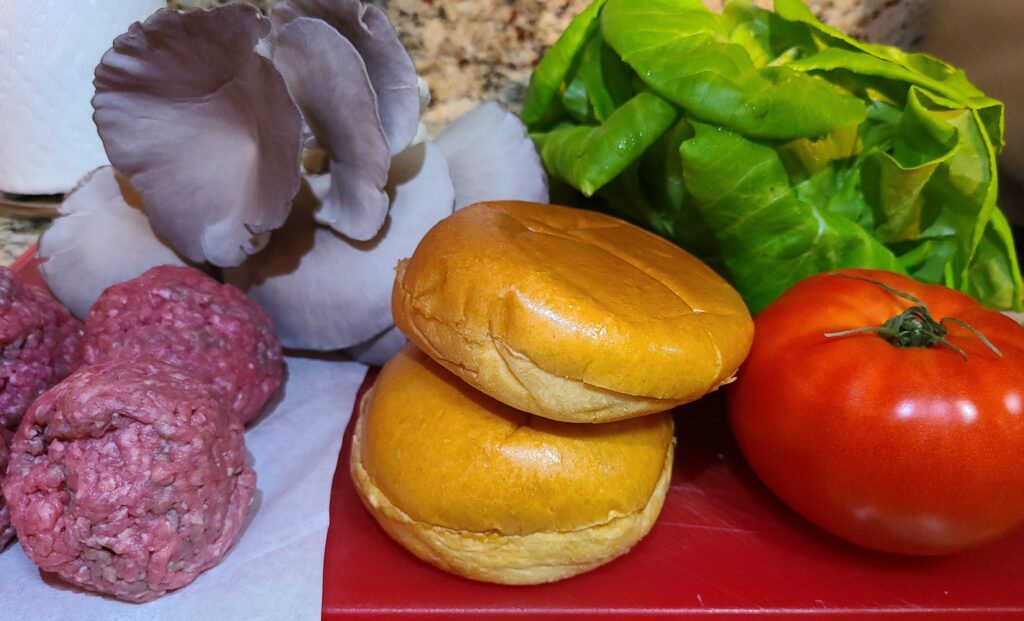 mushroom burger ingredients